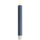 Deluxe HomeartDeluxe Homeart Led Kaars Ice Blue Real Flame Diner Candle 2,2 x 15 cm