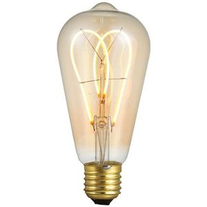 123led LED lamp E27 | Edison ST64 | Filament | Goud | 2000K | Dimbaar | 5W (34W)