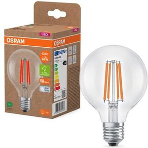 Osram LED lamp E27 | Globe G80 | Helder | Filament | 4000K | 2.2W (40W)
