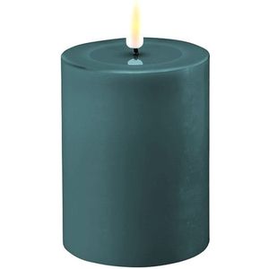 Luxe LED kaars - Jade Groen LED Candle 7,5 x 10 cm - net een echte kaars! Deluxe Homeart