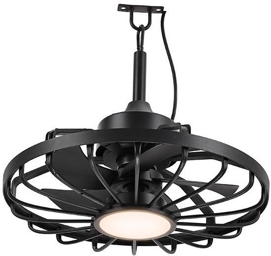 123led - Plafondventilator - Zwart - LED - Ø 50.8 cm - 42W