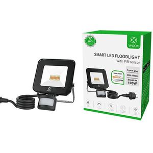 WOOX R5113 Smart floodlight met PIR sensor instelbaar wit (20W, 2700-6500K)
