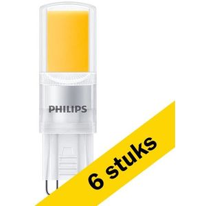 6x Philips G9 LED capsule | COB | Helder | 3000K | 3.2W (40W)