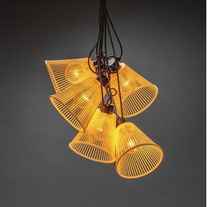 Lichtsnoer koppelbaar 20 meter | 10 lampjes | Extra warm wit | Oranje | Konstsmide
