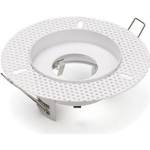 Inbouwarmatuur GU10 | Trimless | Rond | incl. fitting | IP65 | Wit