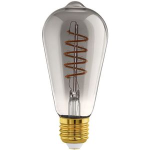 Eglo LED lamp E27 | Edison ST64 | Filament | Smoky | 2000K | Dimbaar | 4W (11W)