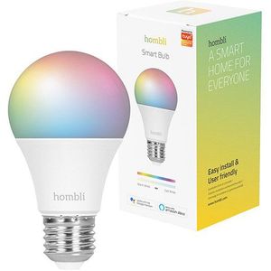 Hombli Smart Bulb E27 | RGBWW | 1 stuk | 9W | RGB + 2700-6500K