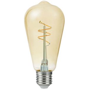123led LED lamp E27 | Edison ST64 | Filament | Goud | 2200K | Dimbaar | 4.2W (40W)
