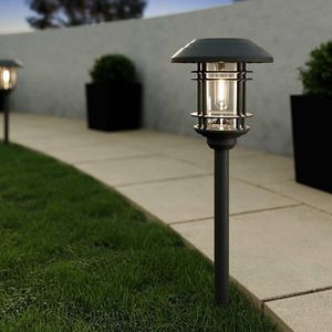 Tuinlantaarn solar | Dartington | 3000K | 50 lumen | Zwart