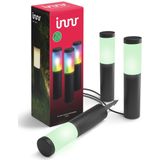 Innr Outdoor Smart Sokkel Light | Colour | Basisset (3 stuks, 4.5W, RGB + 1800-6500K)