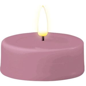 Led waxinelicht 6,1 x 4,5 cm | Lavendel | 3D vlam | 2 stuks | Deluxe HomeArt