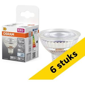 6x Osram GU5.3 LED spot | 4000K | 6.1W (50W)