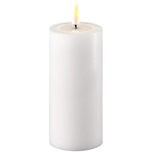 Luxe LED kaars - Wit LED Candle 5 x 10 cm - net een echte kaars! Deluxe Homeart