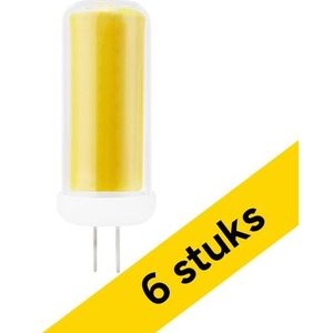 6x Sylvania G4 LED capsule | COB | Helder | 4000K | 3W (30W)