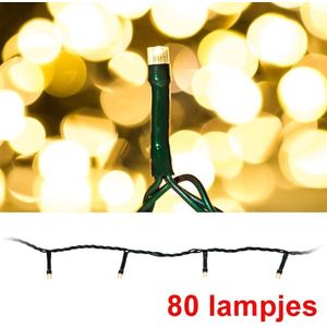 Kerstverlichting 9 meter | warm wit | 80 lampjes