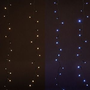 Lichtgordijn 200x100 | koud wit & warm wit | 220 lampjes