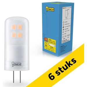 6x 123led G4 LED capsule | SMD | 2700K | Dimbaar | 2.1W (22W)