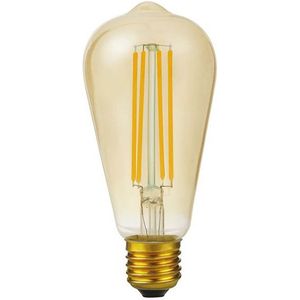 123led LED lamp E27 | Edison ST64 | Filament | Goud | 2200K | Dimbaar | 5W (35W)