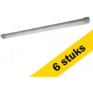 6x Ledvance Submarine LED TL armatuur met sensor 150 cm | incl. TL buis | 4000K | 1900 lumen | IP65 | 19W