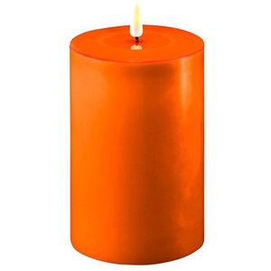 Led kaars 10 x 15  cm | Oranje | 3D vlam | Deluxe HomeArt