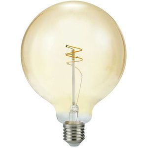 123led LED lamp E27 | Globe G125 | Filament | Goud | 2200K | Dimbaar | 4.2W (40W)