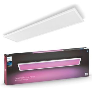 Philips Hue Surimu paneellamp - White and Color Ambiance - rechthoekig 120 x 30 cm - Bluetooth