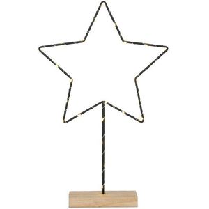 Decoratie ster 39.5 cm | Warm wit | Batterij | House of Seasons