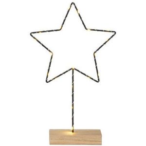 Decoratie ster 29.5 cm | Warm wit | Batterij | House of Seasons