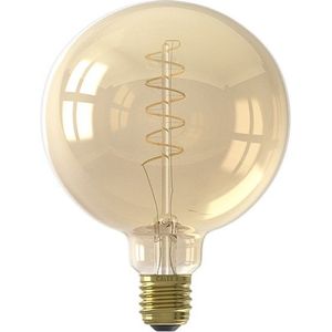 Calex LED lamp | E27 | Globe G125 | Goud | 2100K | Dimbaar | 3.8W (25W)