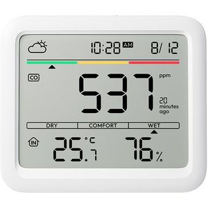 SwitchBot - Meter Pro CO2 - Thermometer en Hygrometer - Compact Luchtkwaliteitsbewakingsstation