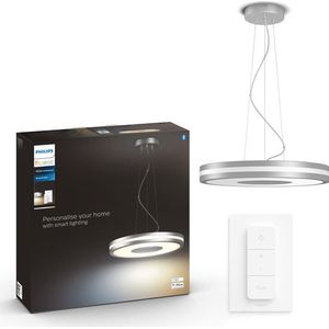 Philips Hue Being hanglamp - warm tot koelwit licht - aluminium - 1 dimmer switch