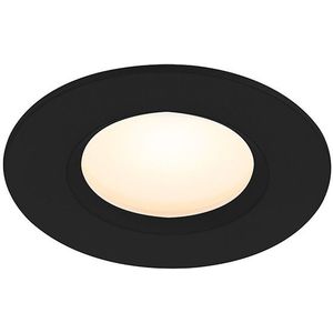 Nordlux LED inbouwspot | Ø 8.5 cm | Tiaki | 2700-4000K | 345 lumen | IP65 | 6.5W | Zwart