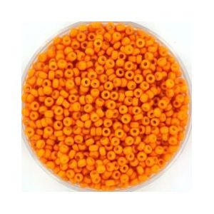 Miyuki rocailles 11/0 1.3x2.1mm 5 gram (+- 550 stuks) duracoat opaque kumquat