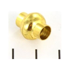 magnetisch slotje supersterk voor veters 6 mm gat goud