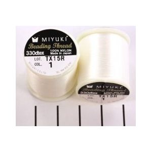 miyuki beading draad B wit 50meter 1 klos