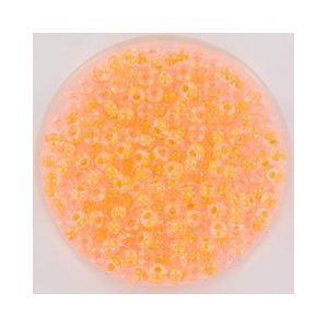 Miyuki rocailles 8/0 2.1x3.1mm 10 gram (+- 390 stuks) luminous soft orange