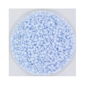Miyuki delica's 11/0 1.6x1.3mm 5 gram (+- 1000 stuks) opaque light sky blue