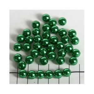 kunststof parels rond 8 mm groen 25 gram (+- 106 stuks)