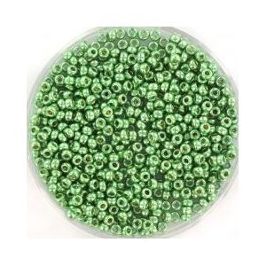 Miyuki rocailles 11/0 1.3x2.1mm 5 gram (+- 550 stuks) duracoat galvanized dark mint green