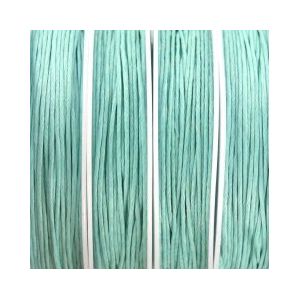 waxkoord 1 mm licht turquoise 20 meter