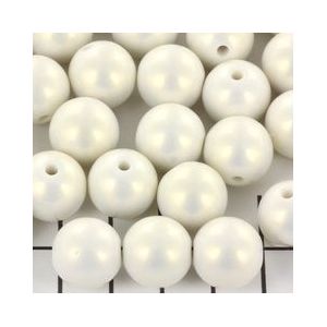 kunststof paarlemoer pearl 13 mm wit 25 gram (+- 17 stuks)