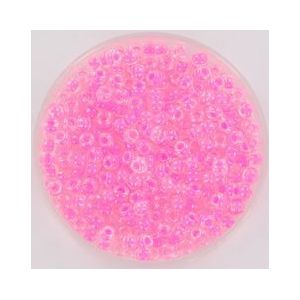 Miyuki rocailles 8/0 2.1x3.1mm 10 gram (+- 390 stuks) luminous pink