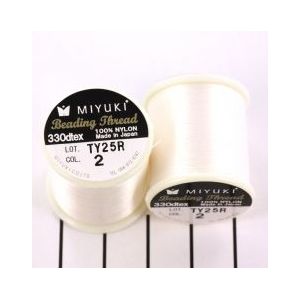 miyuki beading draad B gebroken wit 50meter 1 klos