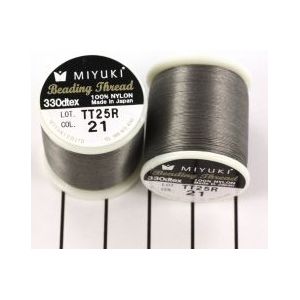 miyuki beading draad B medium grijs 50meter 1 klos