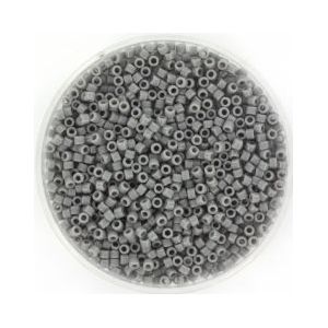 Miyuki delica's 11/0 1.6x1.3mm 5 gram (+- 1000 stuks) opaque gray