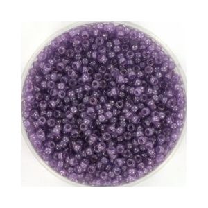 Miyuki rocailles 11/0 1.3x2.1mm 10 gram (+- 1100 stuks) ceylon translucent lavender