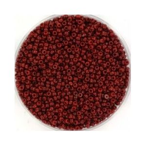 Miyuki rocailles 15/0 1x1.6mm 5 gram (+- 1250 stuks) duracoat opaque maroon