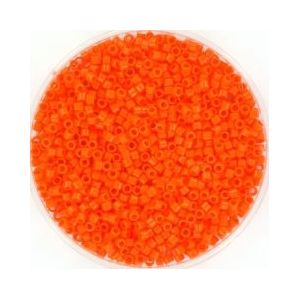 Miyuki delica's 11/0 1.6x1.3mm 5 gram (+- 1000 stuks) opaque orange