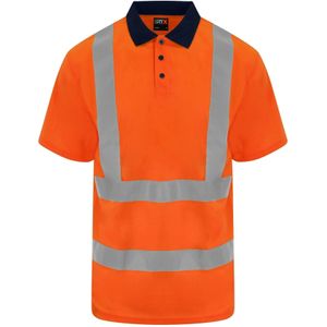 Reflecterende polo oranje