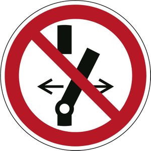 Niet schakelen pictogram